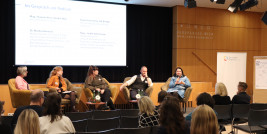 Teilnehmende der Podiumsdiskussion bei der ABC-Vernetzungstagung