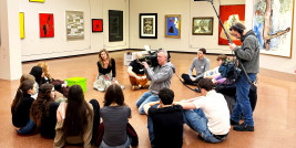 Workshop mit Jugendlichen im Museum