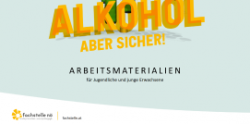 Vorschaubild Arbeitsmaterialien: "Alkohol - aber sicher!" © Fachstelle für Suchtprävention NÖ