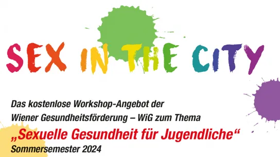 Ankündigung des Workshops Sex in the City