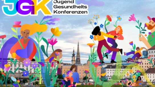 © The MAJORDESIGN Digitalagentur Grafik "Netzwerk der Jugend Gesundheitskonferenzen"