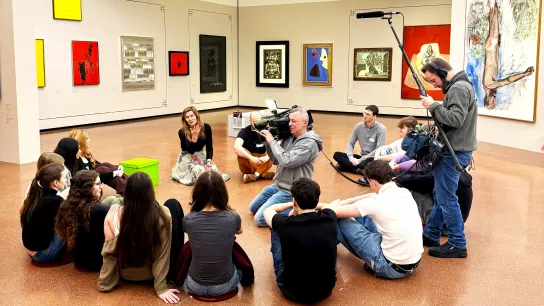 Workshop mit Jugendlichen im Museum